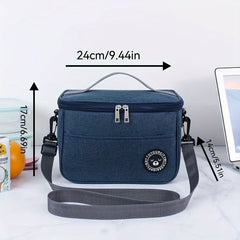 Insulated Lunch Bag with Shoulder Strap Leak Proof Cooler Tote