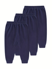 3Pcs set 0-24 Months Soft Cotton Baby Pants