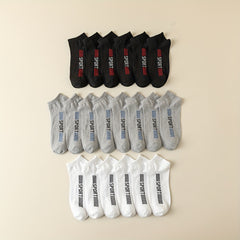 10 Pairs Letter Print Socks Comfy & Breathable Sports Socks Women's Stockings