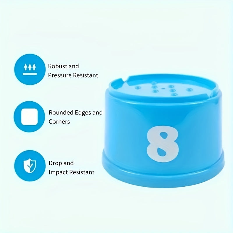 Fun Number Stacking Cup Science & Education Bath Toys