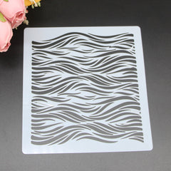 Kids Wave Painting Template - Creative Art Activity