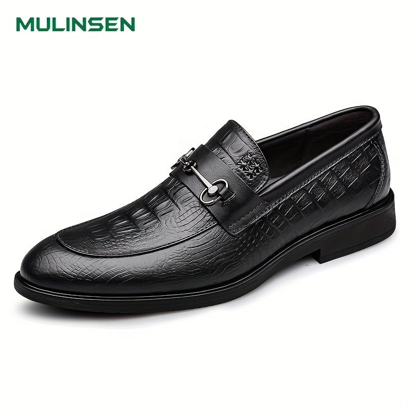 Men's Leather Loafer Shoes Non-slip Slip On Shoes