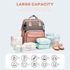 Large Capacity Foldable Mommy Bag Bed Waterproof Diaper Bag