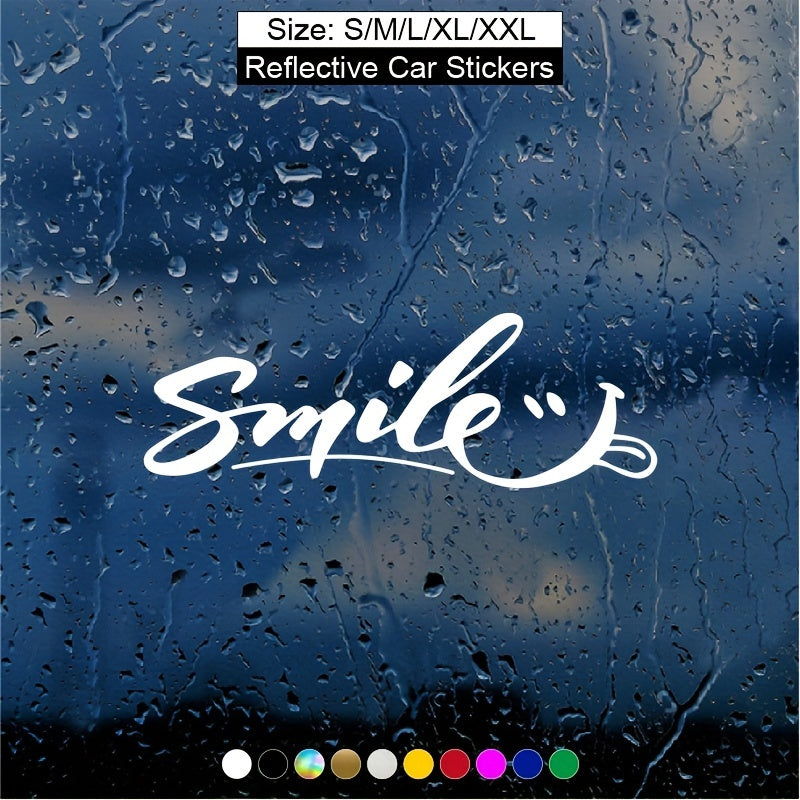 Waterproof Auto Stickers Smile Car Decals Smiley Decal For Automobile