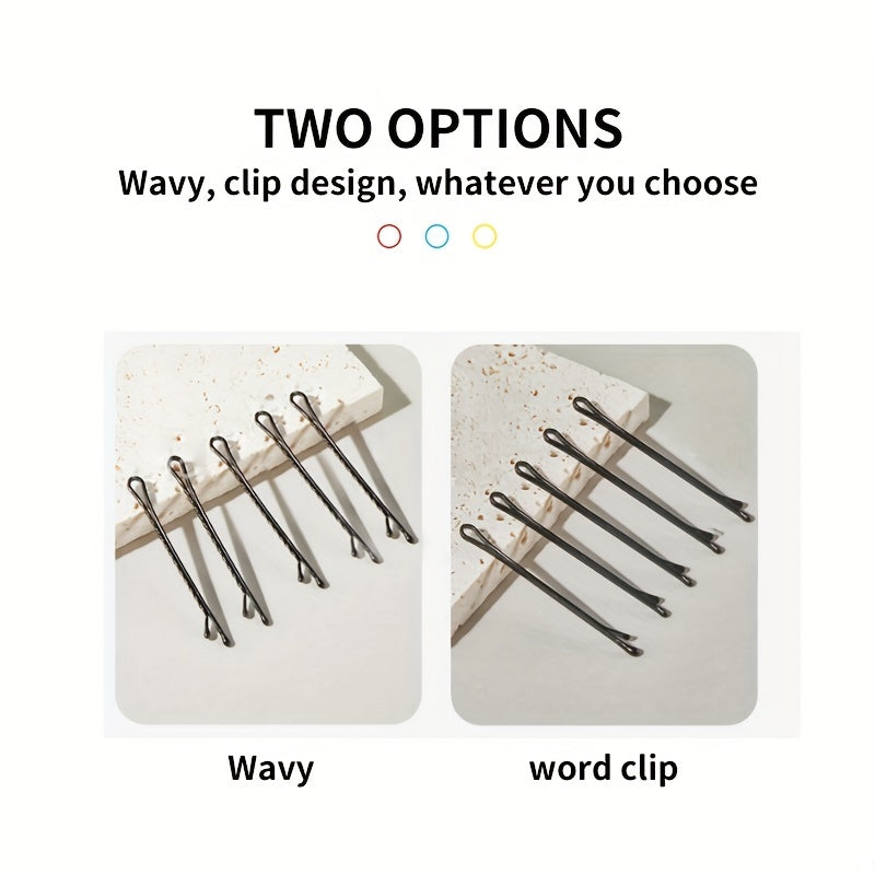 100 Pcs Invisible Metal Hairpin Hair Clip for Side Hair Bang Girls Styling