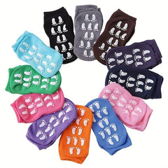 4 Pairs Cozy Yoga Socks Low Cut Anti-Slip Gripper Socks