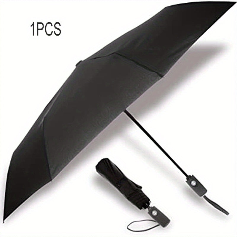 Windproof Coated Travel Umbrella Auto Open Close Stylish Lightweight