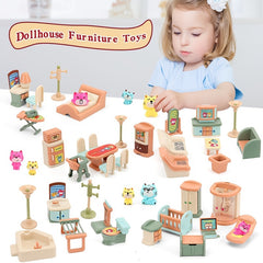 Cat Care Center Playset with Life-like Kittens