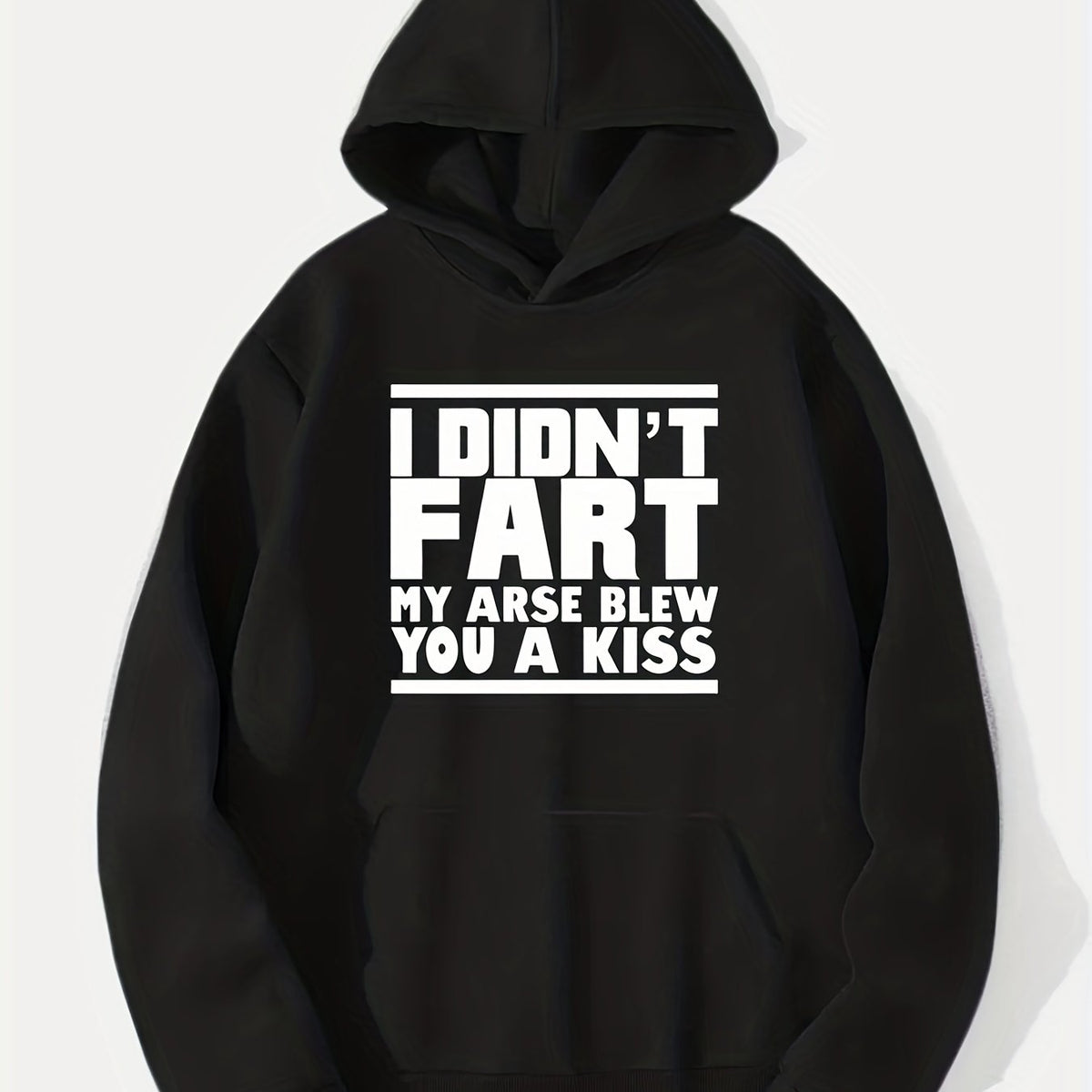 Funny Meme I Didn't Fart Print Hoodie Men's Winter Streetwear