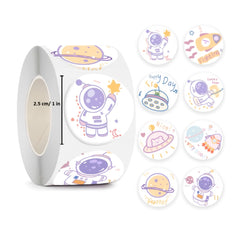 500 Astronaut Stickers DIY Scrapbook Diary School Supplies