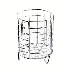 Iron Desktop Storage Basket Sundries Shelf Large Capacity Retro Style