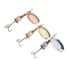Artificial Sequin Fishing Lures Metal Spinner Spoon Bait Fishing Tackle 5g-19g