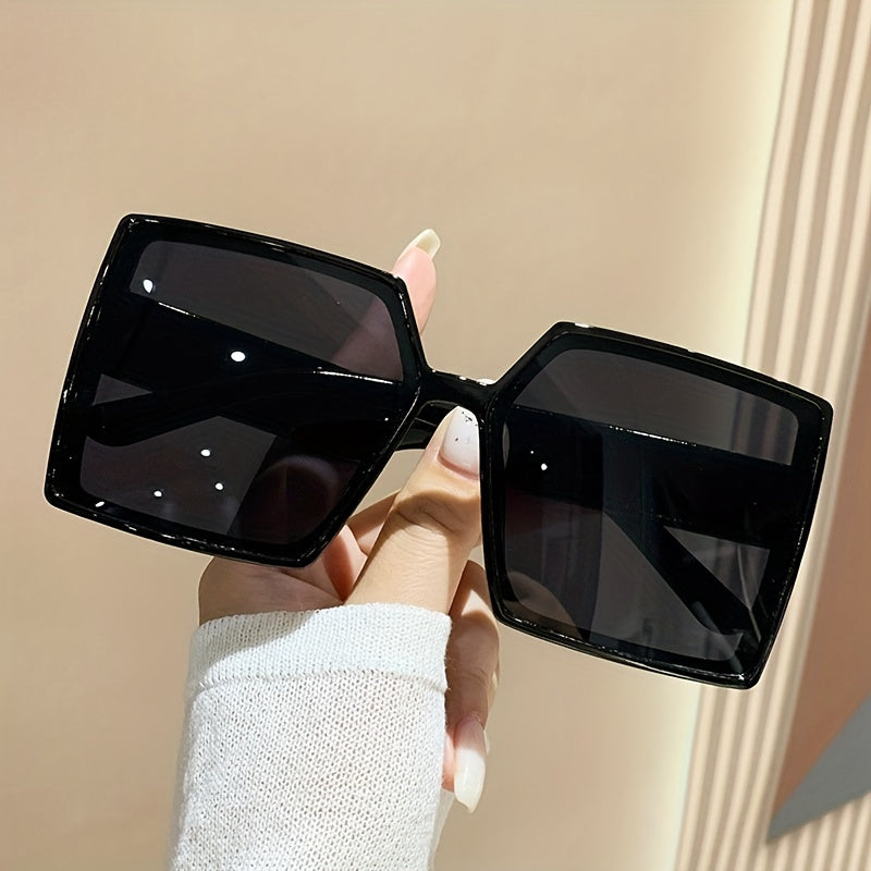 Oversized Square Sunglasses UV400 Sun Shades Glasses for Men Women