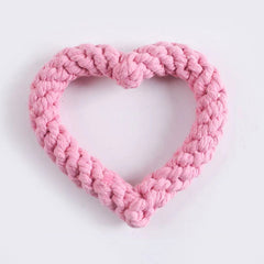 Dog Cotton Rope Chew Toy Teeth Cleaning Bite Training Toy