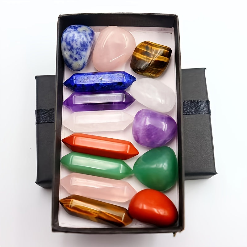 Healing Crystals Wands & Tower Chakra Stones Set