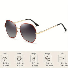 Butterfly Metal Frame Sunglasses UV400