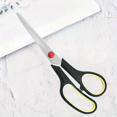8-Inch Stainless Steel Scissors for Office and Art, Rubber Plastic Handle
