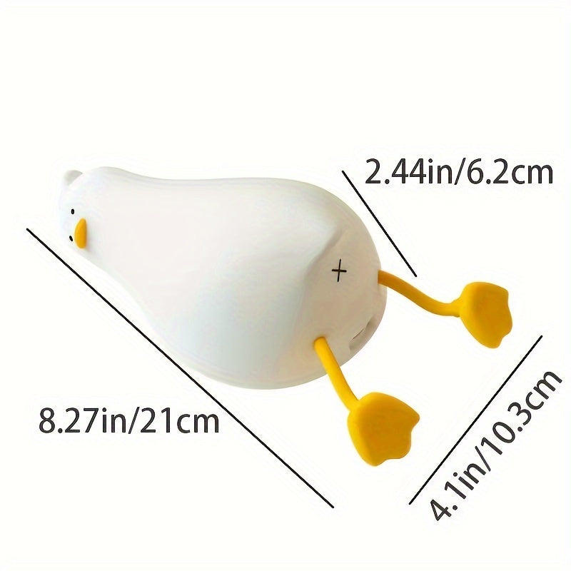 Duck Night Light LED Novelty Lamp 3 Level Dimmable Rechargeable
