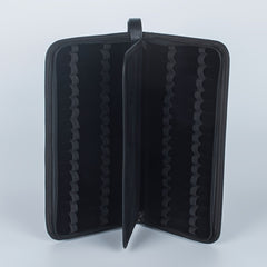36 Slots Leather Pen Case Coffee Holder Pencil Bag Fits Various Size Gift Pen