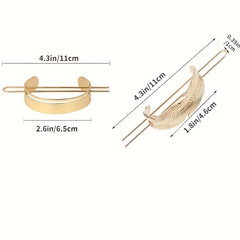 Metal Feather Hairpin Classic Hairpin Female Headwear Hair Accessories