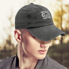 Dad Hat I FIX Stuff And Know Things Baseball Cap