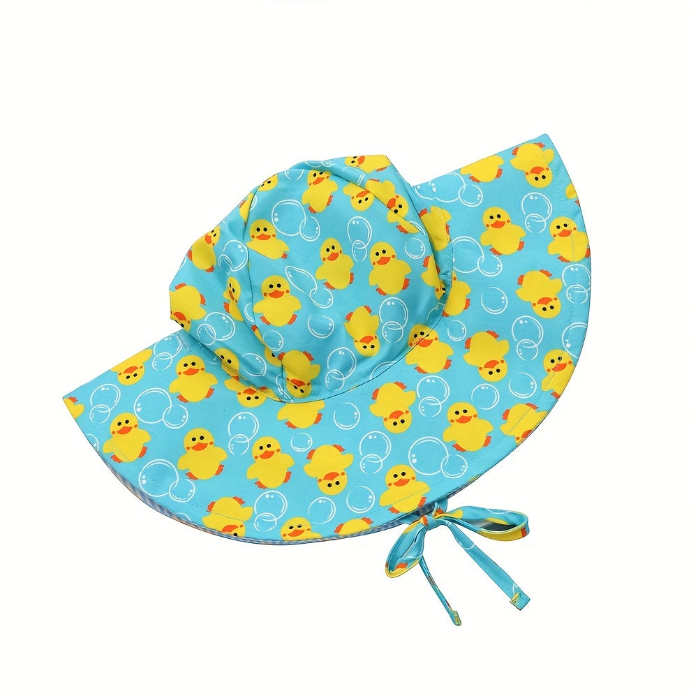 Graphic Print Sun Hat for Teens Adjustable & Breathable