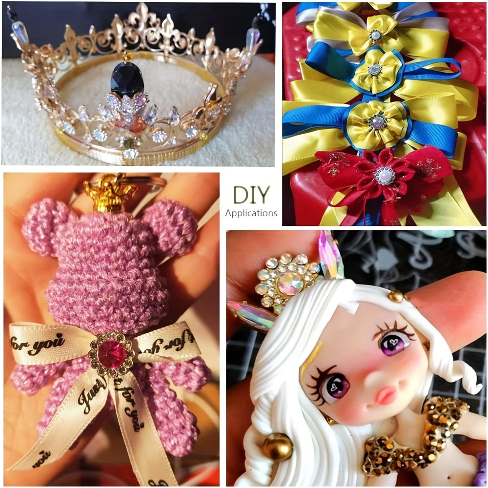 120pcs Sunflower Crystal Glass Sew On Rhinestone 14mm