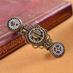 Alloy Retro Steam Punk Style Hair Clip French Barrette Side Clip Bangs Clip