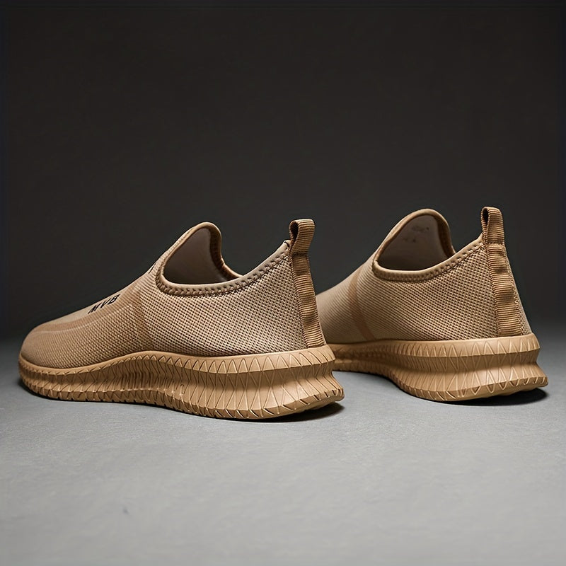 Men's Knit Slip On Casual Shoes Soft Sole Sneakers
