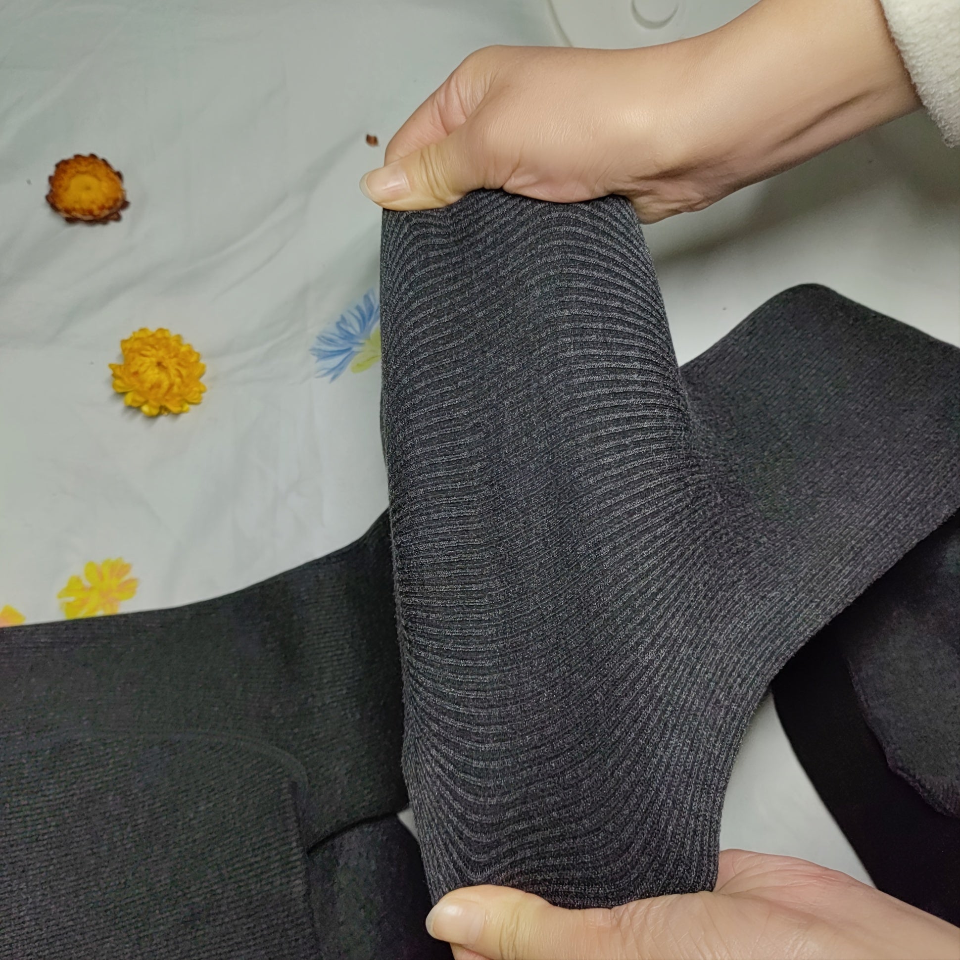 Thermal Thick Leggings Warm Tights Plush Lined Pants Winter Stockings