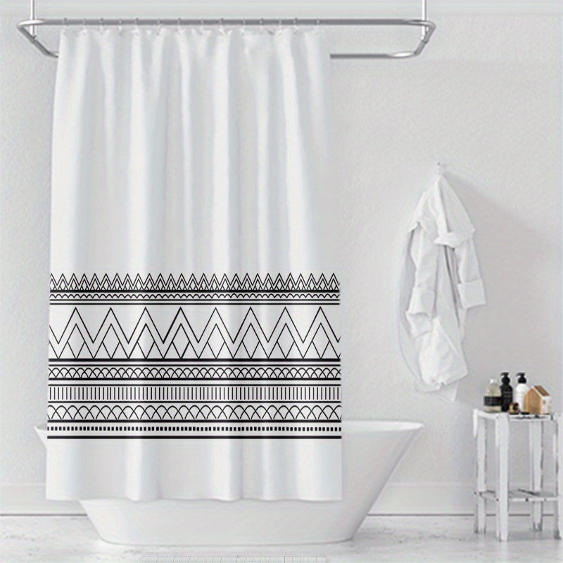 Waterproof Shower Curtain Printed Bathroom Partition Room Decor