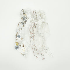 4pcs Butterfly Chiffon Headbands Elastics Hair Scarf Scrunchie