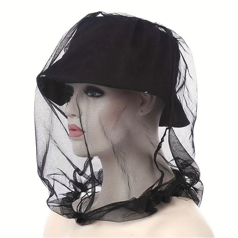 Outdoor Mosquito Hat Fishing Sunscreen Mesh Face Mask Insect Proof Hat