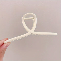 Large Frosted Metal Hair Claw Female Shark Claw Back Head Clip Hair Accessories