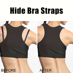 5pcs Invisible Bra Strap Clips Non Slip Buckles Conceal Bra Straps