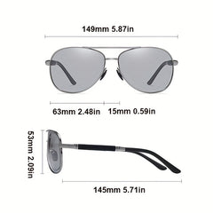 Metal Aviator Sunglasses Driving Toad Glasses for Men and Women