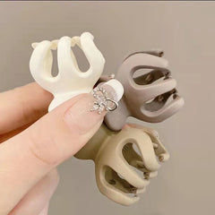 Pumpkin Shape Hair Clip Hair Claw Ponytail Shark Claw Mini Style