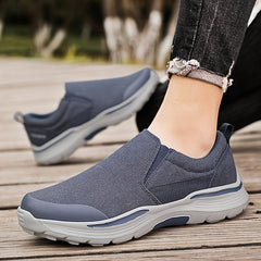 Men's Canvas Slip On Loafer Shoes Walking Sneakers