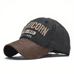 Fashionable 3D Letter Embroidery Sun Hat for Men and Women