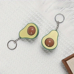 Avocado Keychain Mini Fun Fruit Pendant Backpack Decor
