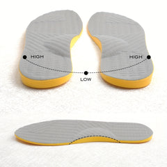Flat Feet Correction X Leg Orthopedic Insoles Shock Absorption