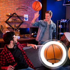 Ball Storage Rack Basketball And Hat Display Stand Portable Outdoor Holder