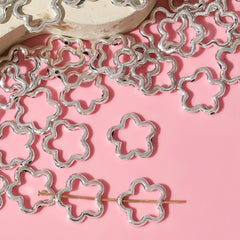 50pcs Pentagram Piercing Beaded Partition Beads Accessories