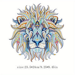 Cartoon Lion Animal Clothing Patch For Men DIY Application