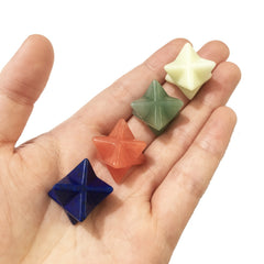 Mercaba Hexagram Polished Crystal Gemstone for Healing