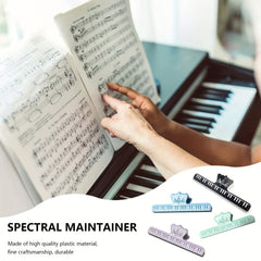 4pcs Piano Music Clip Bookmark Stand Plastic Sheet Music Stand