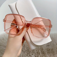 Square Sunglasses Gradient UV400 Sun Shades with Case & Cloth