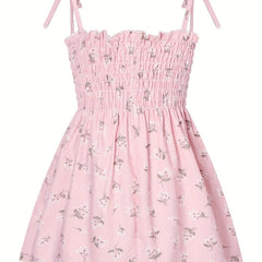 Toddler Girls Flowers Frill Trim Cami
