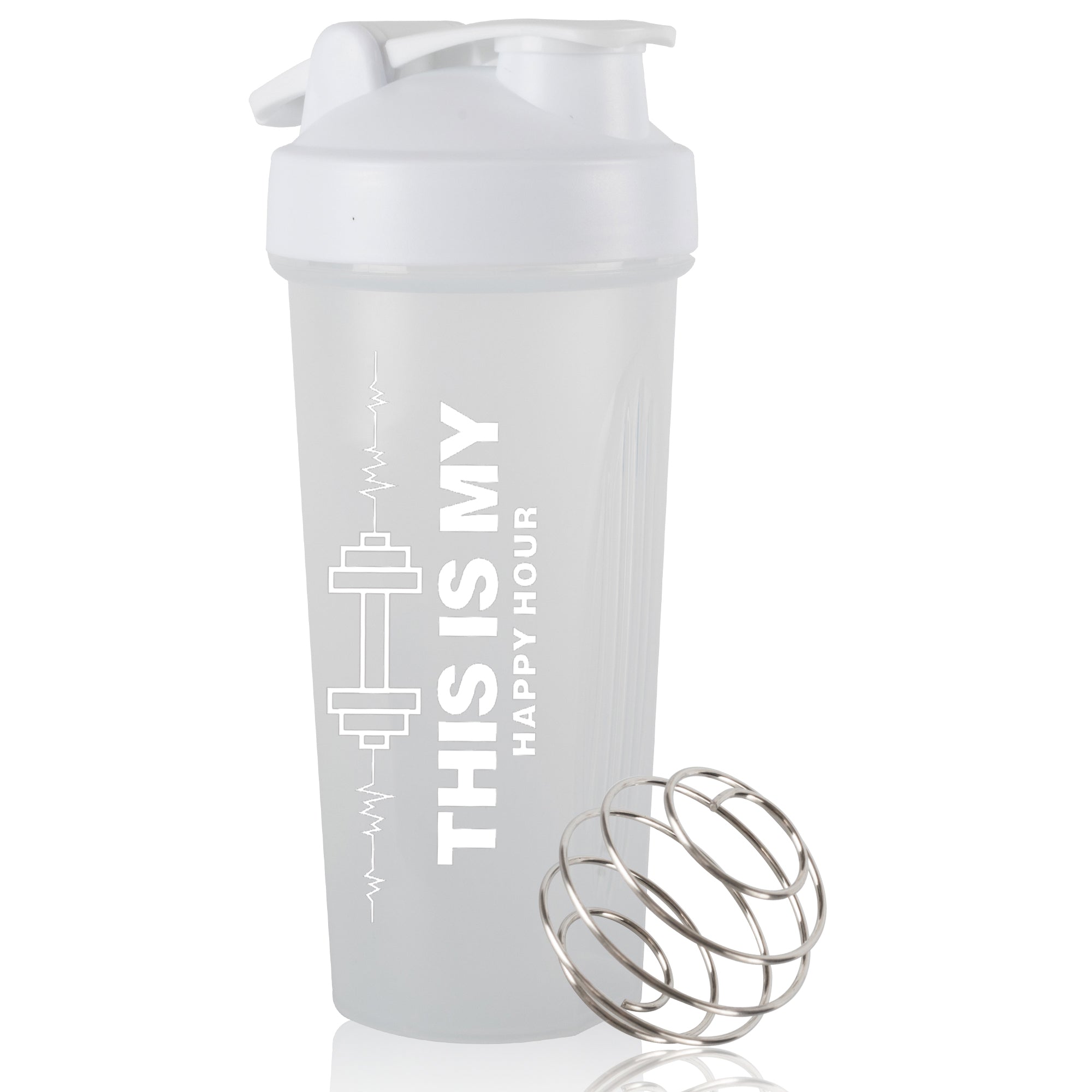 600ml Leak Proof Protein Shaker Bottle for Smoothies and Fitness