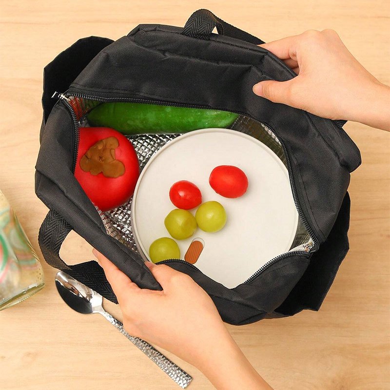 Airplane Insulated Lunch Bag Leakproof Aluminum Foil Lining